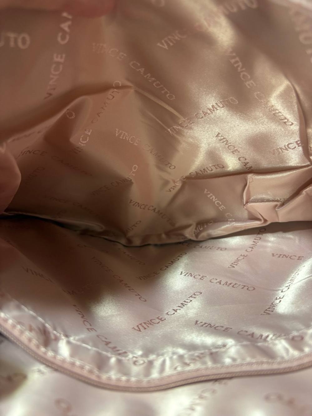 VINCE CAMUTO Pink Floral Jacquard Cosmetic Pouch - Picture 5 of 8